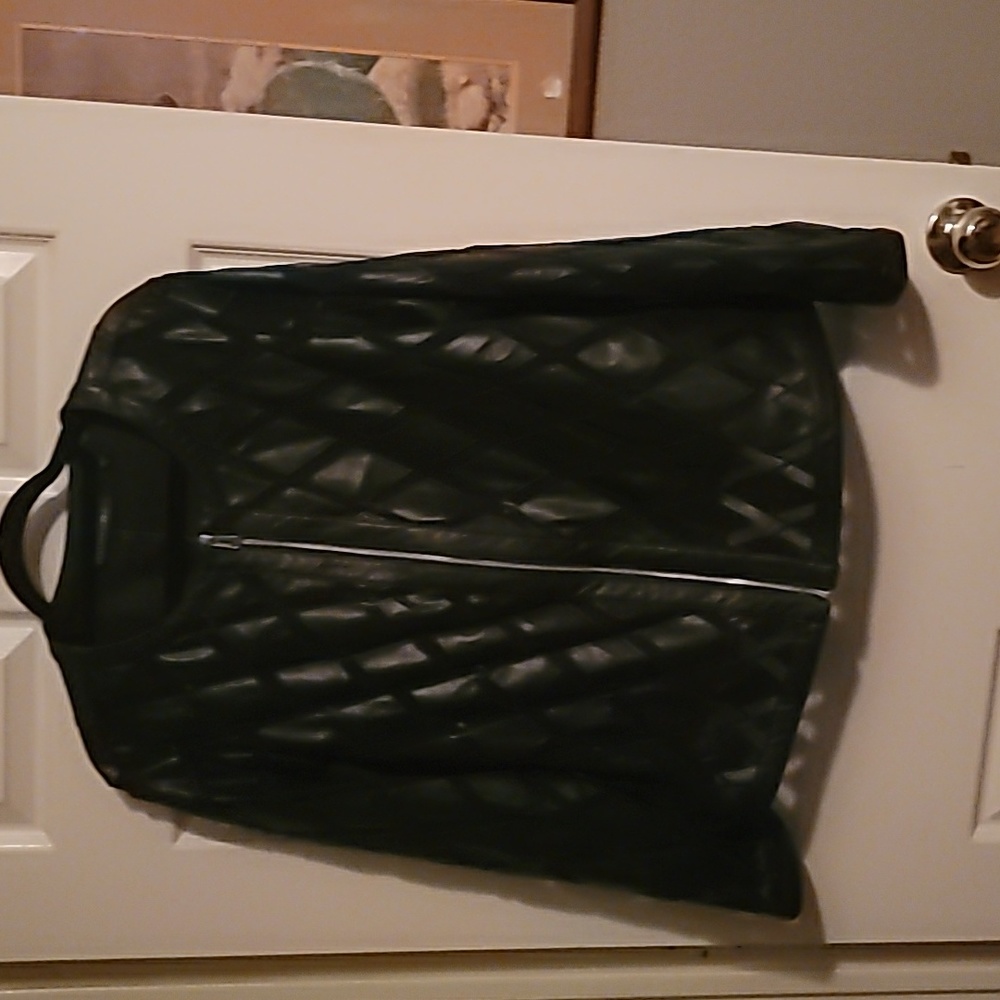 Vegan leather jacket